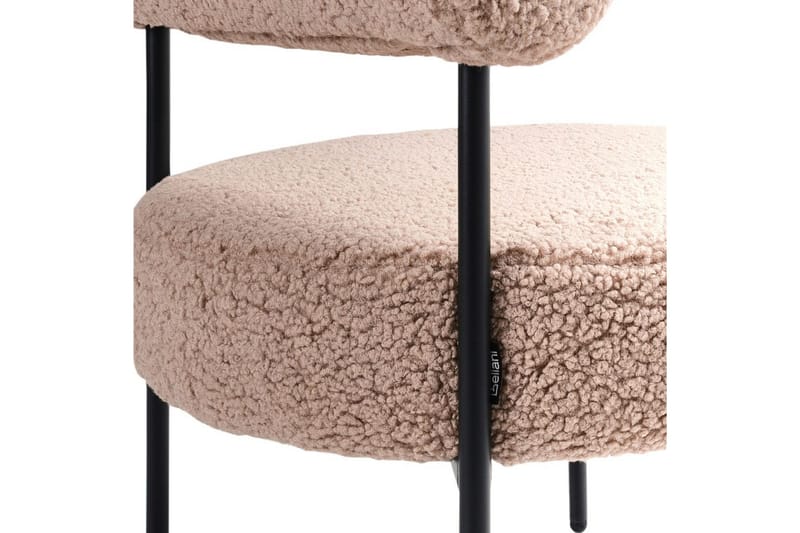 Fåtölj Alpha Beige/svart - Beige/svart - Möbler - Vardagsrum - Fåtöljer - Fåtölj utan armstöd