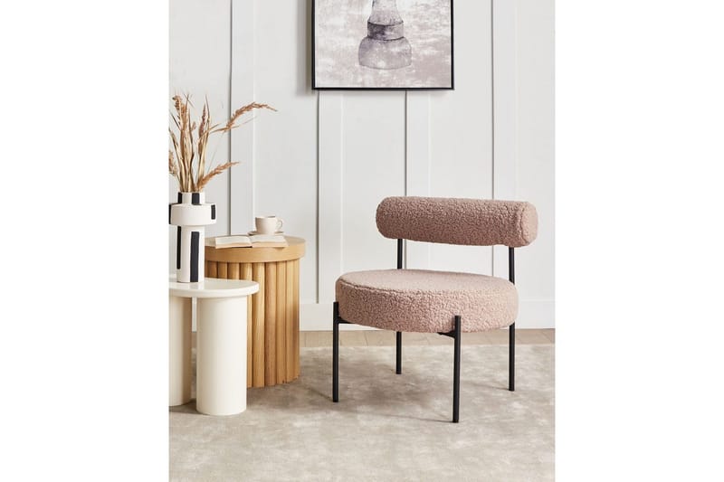 Fåtölj Alpha Beige/svart - Beige/svart - Möbler - Vardagsrum - Fåtöljer - Fåtölj utan armstöd