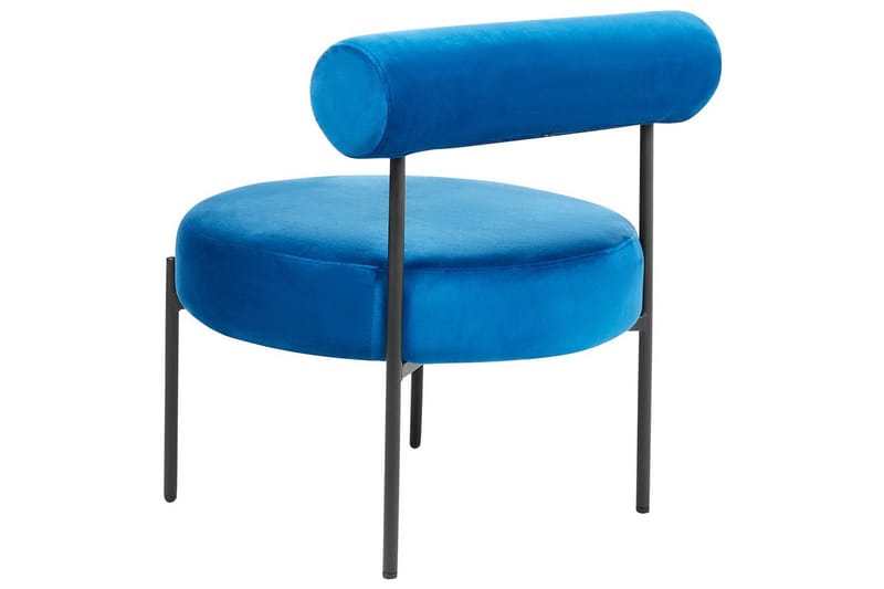 Fåtölj Alpha - Blå, Svart - Möbler - Vardagsrum - Fåtöljer - Fåtölj utan armstöd