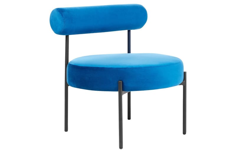 Fåtölj Alpha, Blå, Svart