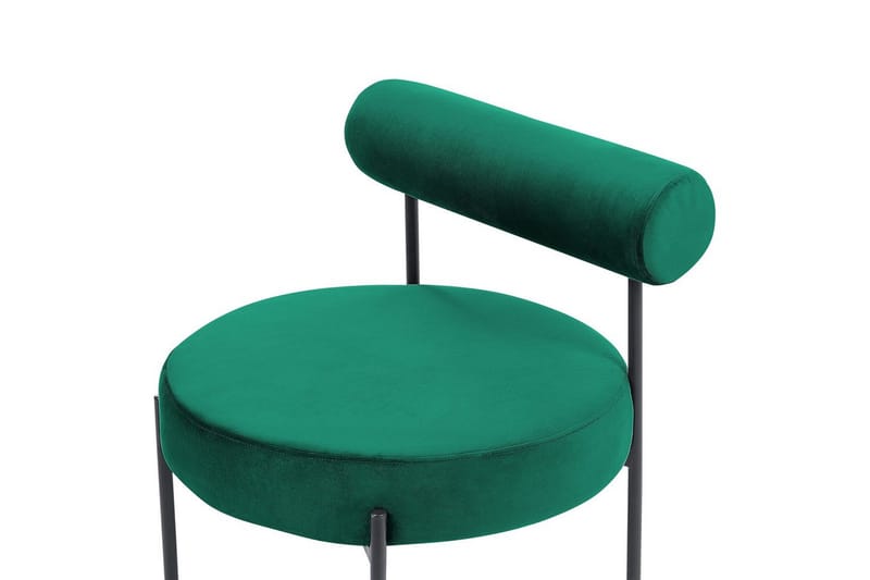 Fåtölj Alpha - Smaragdgrön, Svart - Möbler - Vardagsrum - Fåtöljer - Fåtölj utan armstöd