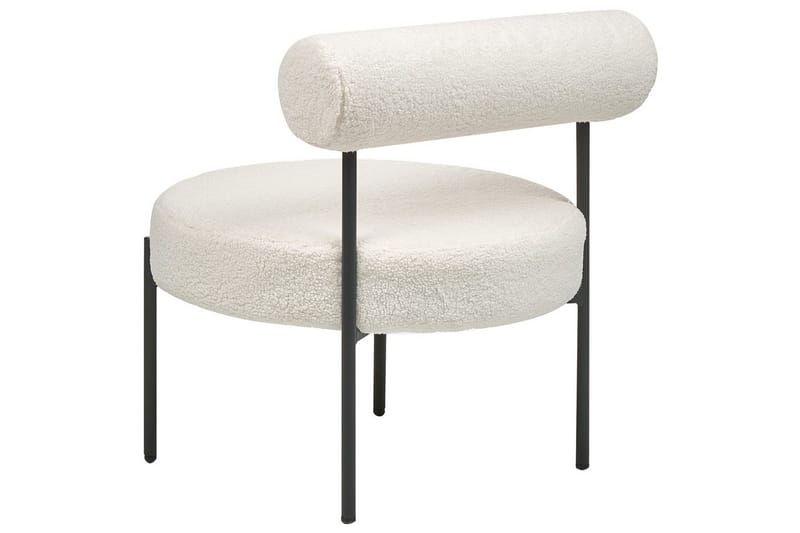Fåtölj Alpha - Vit, Svart - Möbler - Vardagsrum - Fåtöljer - Fåtölj utan armstöd