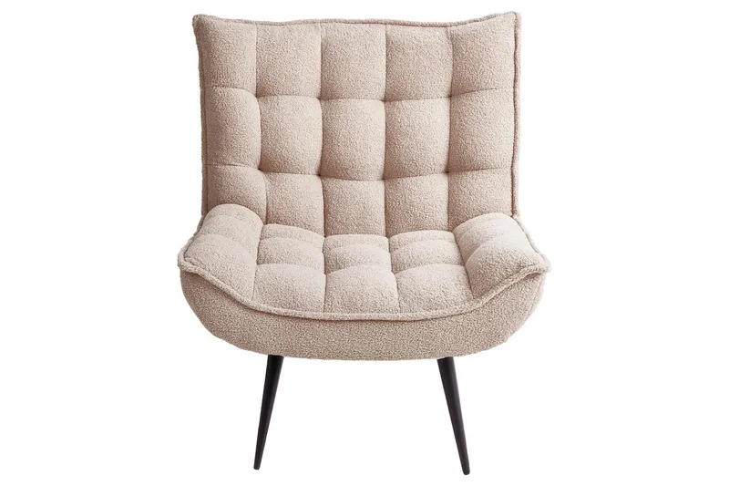 Fåtölj Alvesta Beige/svart - Beige/svart - Möbler - Vardagsrum - Fåtöljer - Fåtölj utan armstöd