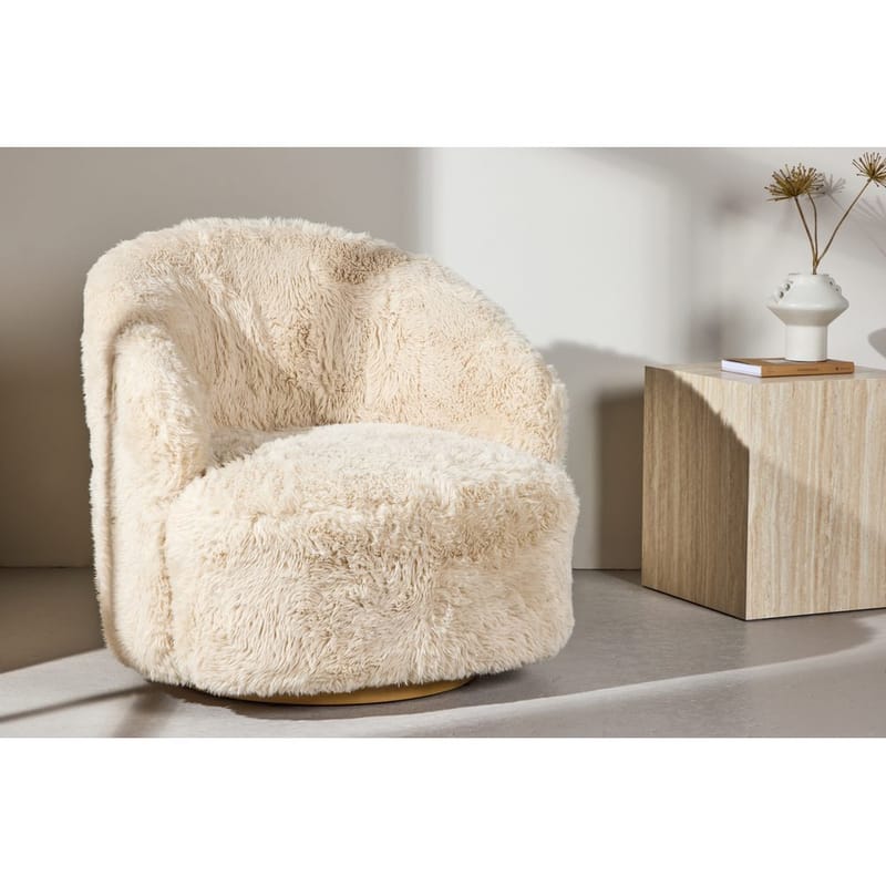 Fåtölj Astru - Beige - Möbler - Vardagsrum - Fåtöljer - Clubfåtöljer
