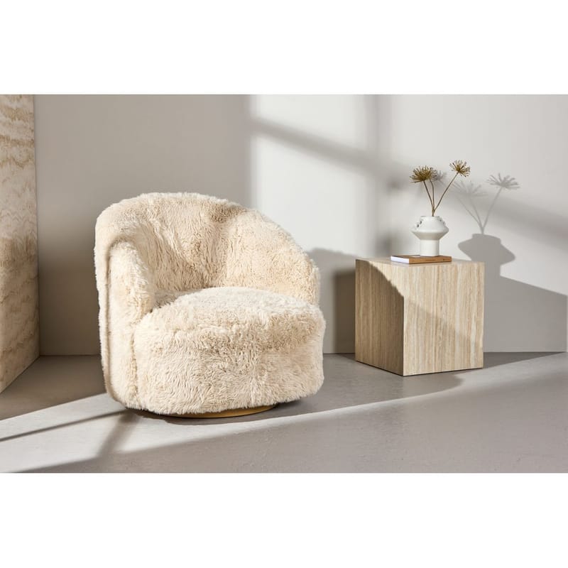 Fåtölj Astru - Beige - Möbler - Vardagsrum - Fåtöljer - Clubfåtöljer