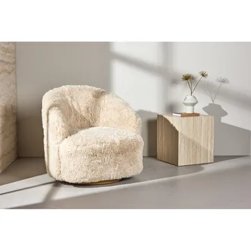 Fåtölj Astru - Beige - Möbler - Vardagsrum - Fåtöljer - Clubfåtöljer