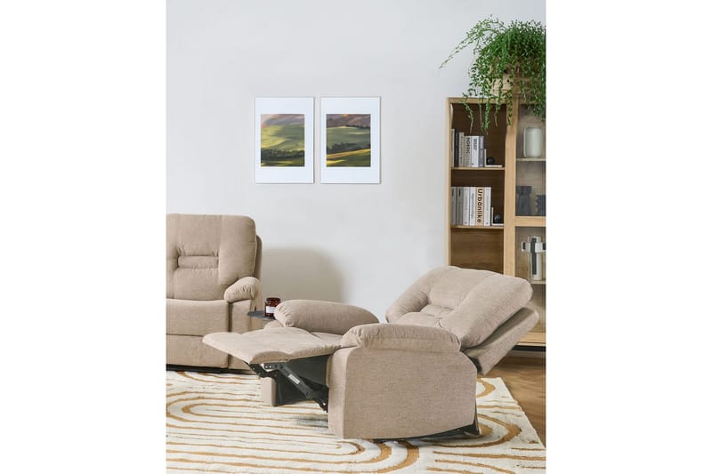 Fåtölj Bergen Beige - Beige - Möbler - Vardagsrum - Fåtöljer - Schäslongfåtöljer & divanfåtöljer