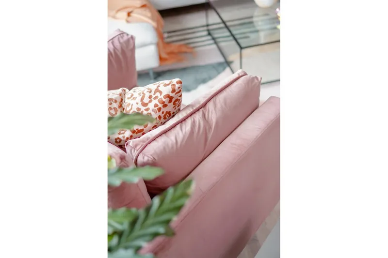 Fåtölj Boom Sammet - Rosa - Möbler - Vardagsrum - Fåtöljer - Clubfåtöljer