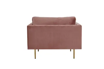 Fåtölj Boom Sammet - Rosa - Möbler - Vardagsrum - Fåtöljer