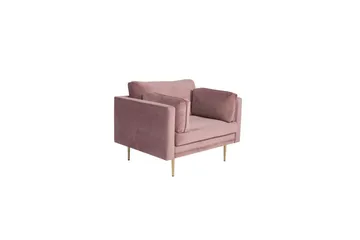 Fåtölj Boom Sammet - Rosa - Möbler - Vardagsrum - Fåtöljer