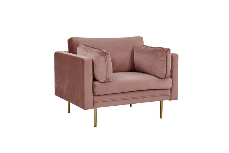 Fåtölj Boom Sammet - Rosa - Möbler - Vardagsrum - Fåtöljer - Clubfåtöljer