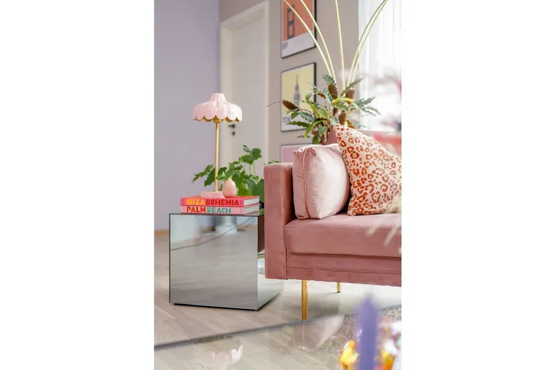 Fåtölj Boom Sammet - Rosa - Möbler - Vardagsrum - Fåtöljer - Clubfåtöljer