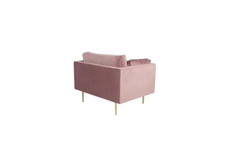 Fåtölj Boom Sammet - Rosa - Möbler - Vardagsrum - Fåtöljer - Clubfåtöljer