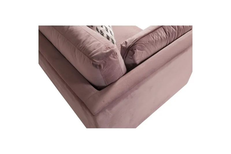 Fåtölj Boom Sammet - Rosa - Möbler - Vardagsrum - Fåtöljer - Clubfåtöljer