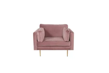 Fåtölj Boom Sammet - Rosa - Möbler - Vardagsrum - Fåtöljer