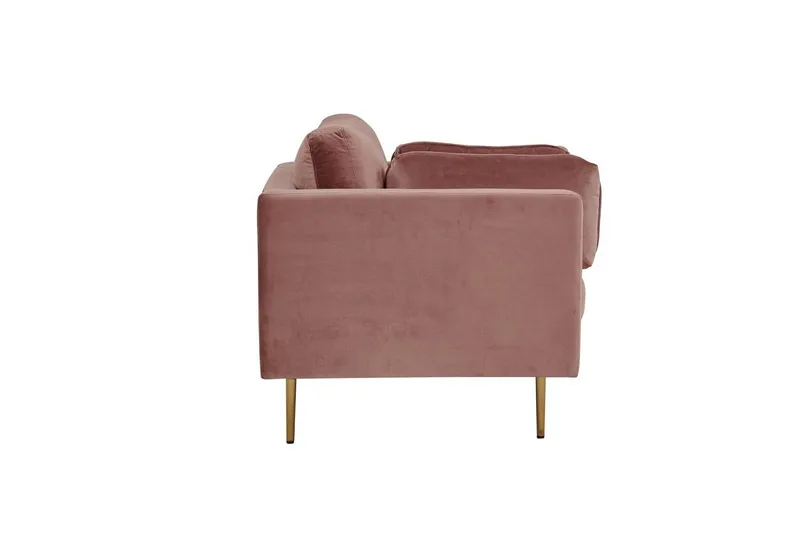 Fåtölj Boom Sammet - Rosa - Möbler - Vardagsrum - Fåtöljer - Clubfåtöljer
