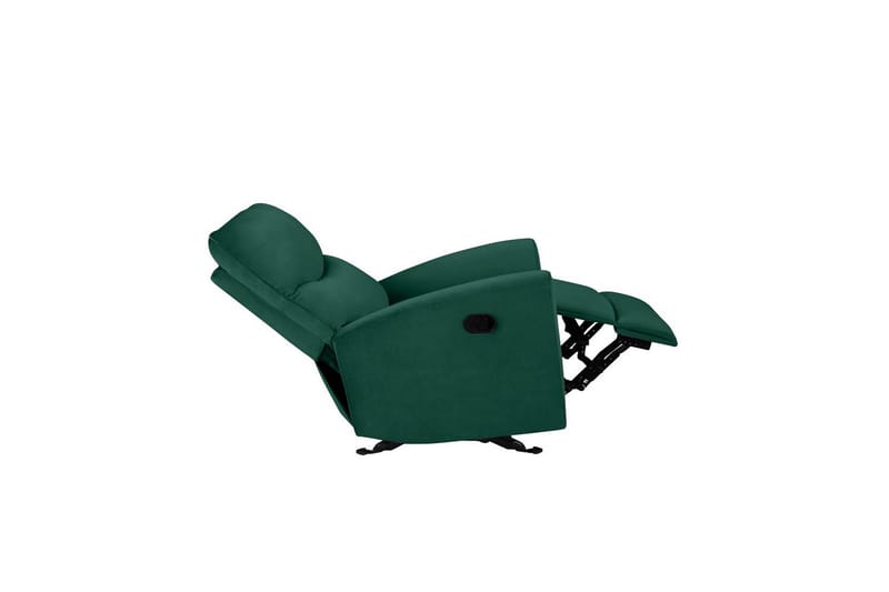 Fåtölj Chesley Mörkgrön, Sammet/Metall/Trä - Mörkgrön, Sammet/Metall/Trä - Möbler - Vardagsrum - Fåtöljer - Biofåtöljer & reclinerfåtöljer