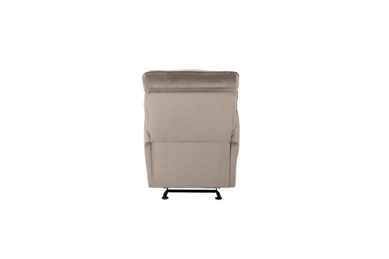 Fåtölj Chesley Taupe, Sammet/Metall/Trä - Taupe, Sammet/Metall/Trä - Möbler - Vardagsrum - Fåtöljer - Biofåtöljer & reclinerfåtöljer