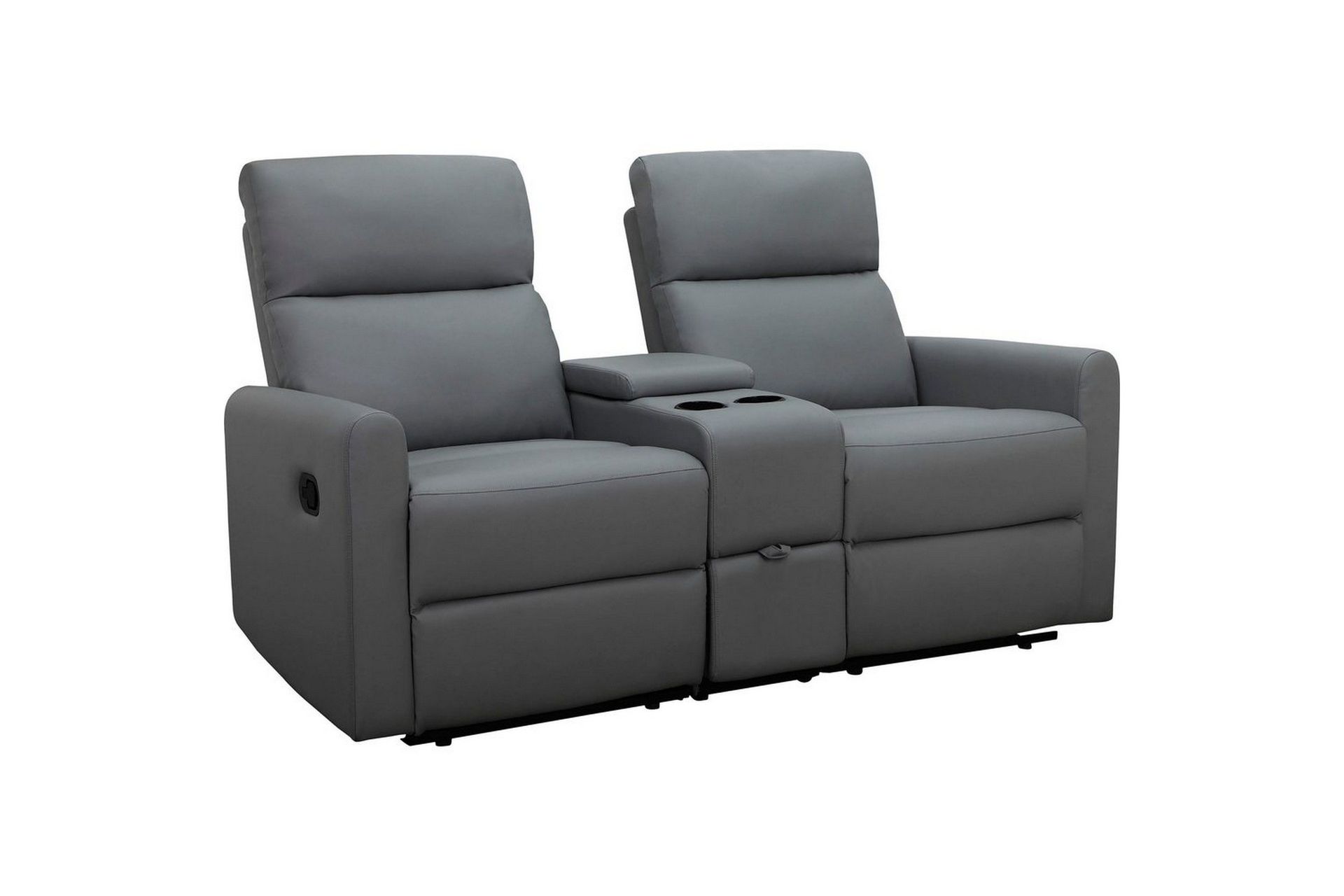 fåtölj dacoulas antracit, pu/trä - antracit, pu/trä