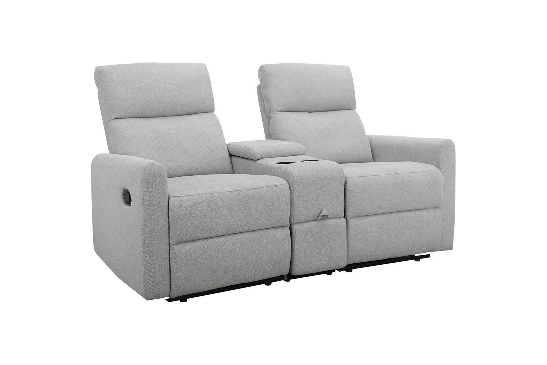 F&aring;t&ouml;lj Dacoulas Ljusgr&aring;, Tyg/Tr&auml; - Ljusgr&aring;, Tyg/Tr&auml;