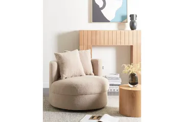 Fåtölj Dalby Beige - Beige - Möbler - Vardagsrum - Fåtöljer - Fåtölj utan armstöd
