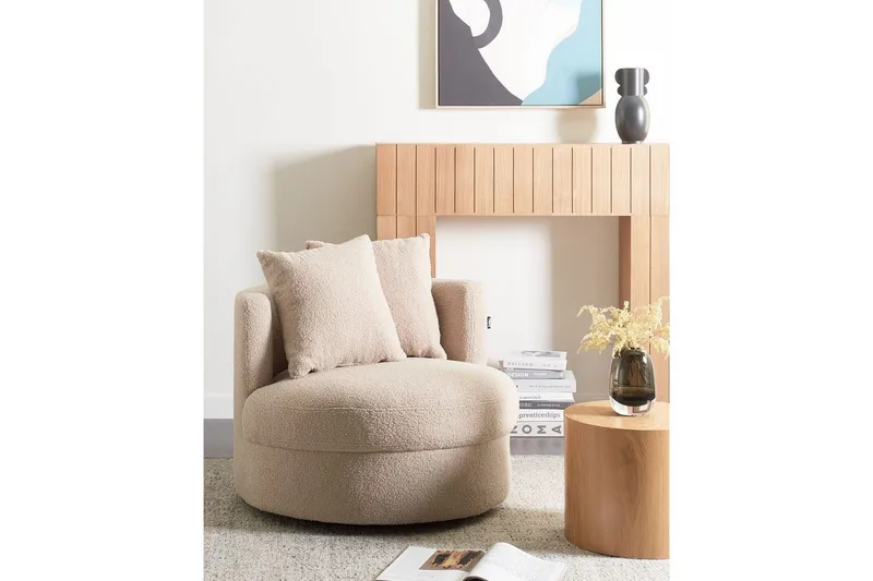 Fåtölj Dalby Beige - Beige - Möbler - Vardagsrum - Fåtöljer - Biofåtöljer & reclinerfåtöljer