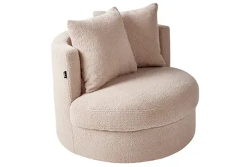 Fåtölj Dalby Beige - Beige - Möbler - Vardagsrum - Fåtöljer - Fåtölj utan armstöd