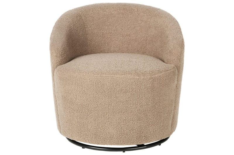 Fåtölj Davik Beige/svart - Beige/svart - Möbler - Vardagsrum - Fåtöljer - Clubfåtöljer