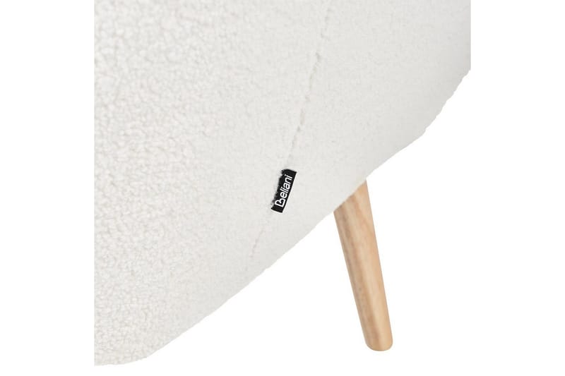 Fåtölj Drammen Vit/ljust trä - Vit/ljust trä - Möbler - Vardagsrum - Fåtöljer - Clubfåtöljer