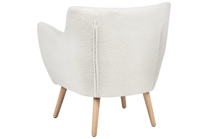 Fåtölj Drammen Vit/ljust trä - Vit/ljust trä - Möbler - Vardagsrum - Fåtöljer - Clubfåtöljer