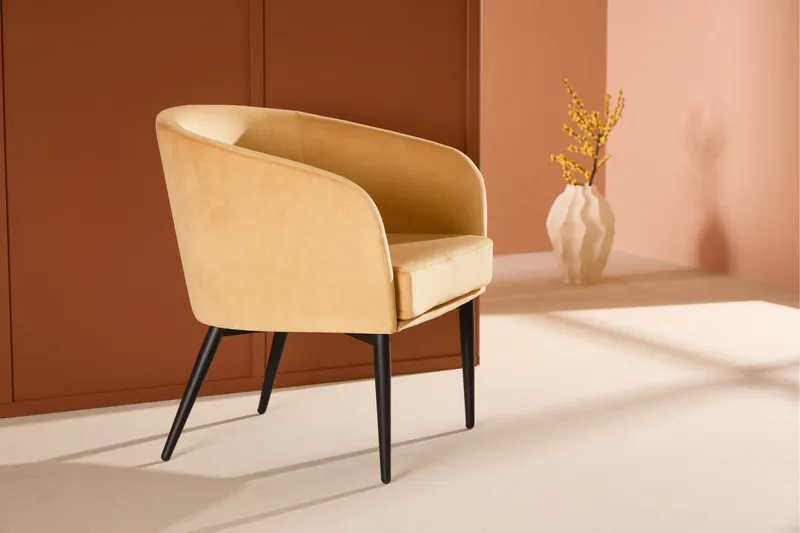 Fåtölj Fluffy - Gul - Möbler - Vardagsrum - Fåtöljer - Clubfåtöljer