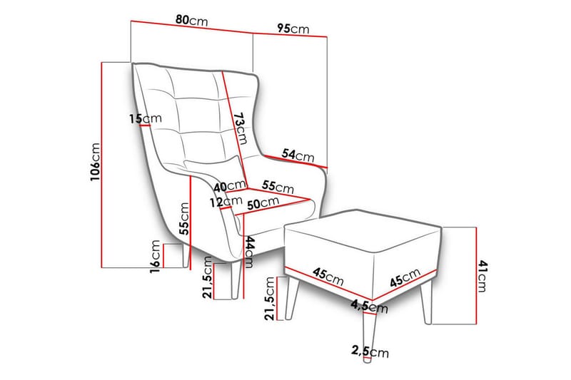 Fåtölj - Grön - Möbler - Vardagsrum - Fåtöljer - Sammetsfåtölj
