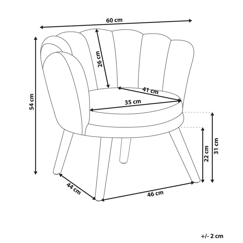 Fåtölj Halby - Beige, ljust trä - Möbler - Vardagsrum - Fåtöljer - Howard fåtölj