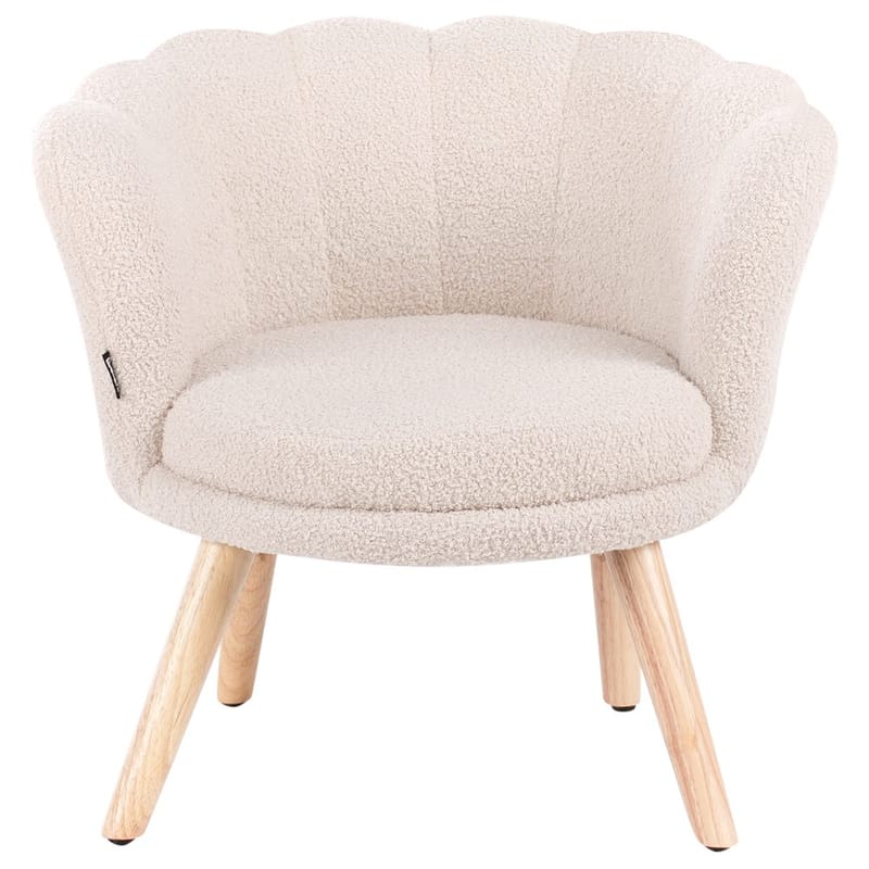 Fåtölj Halby - Beige, ljust trä - Möbler - Vardagsrum - Fåtöljer - Howard fåtölj