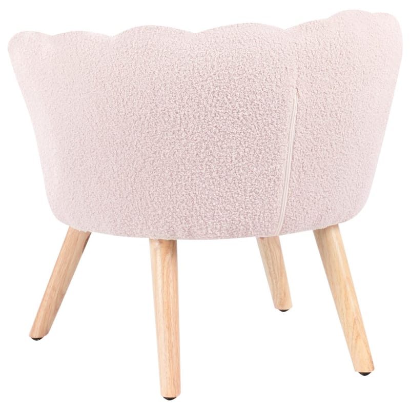 Fåtölj Halby - Rosa, ljust trä - Möbler - Vardagsrum - Fåtöljer - Howard fåtölj