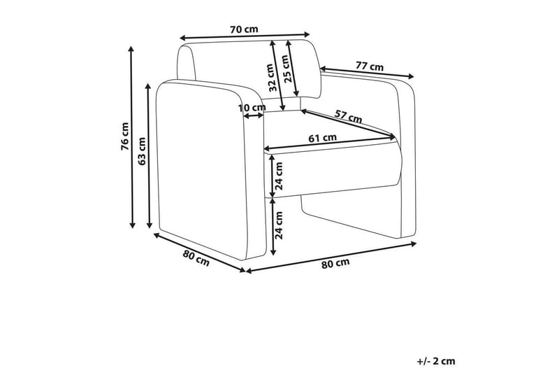 Fåtölj Hallsberg - Möbler - Vardagsrum - Fåtöljer - Fåtölj utan armstöd