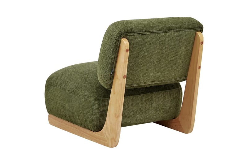 Fåtölj Kokkola - Grönt, ljust trä - Möbler - Vardagsrum - Fåtöljer