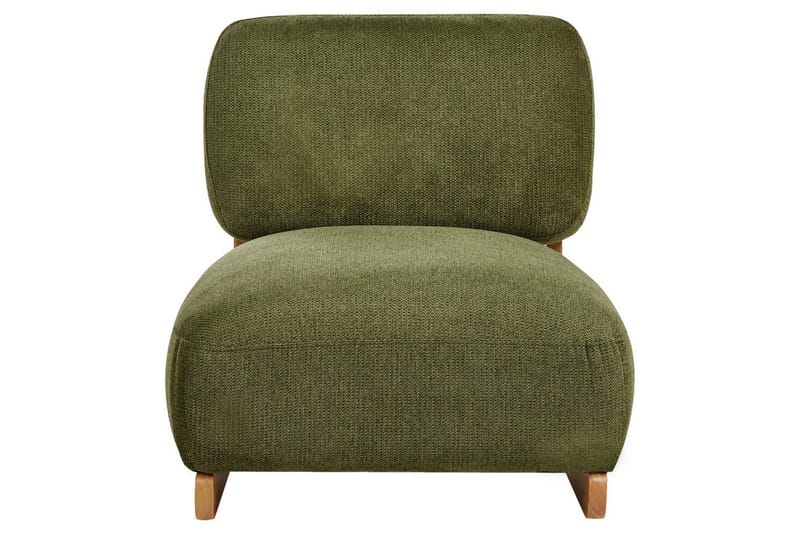 Fåtölj Kokkola - Grönt, ljust trä - Möbler - Vardagsrum - Fåtöljer
