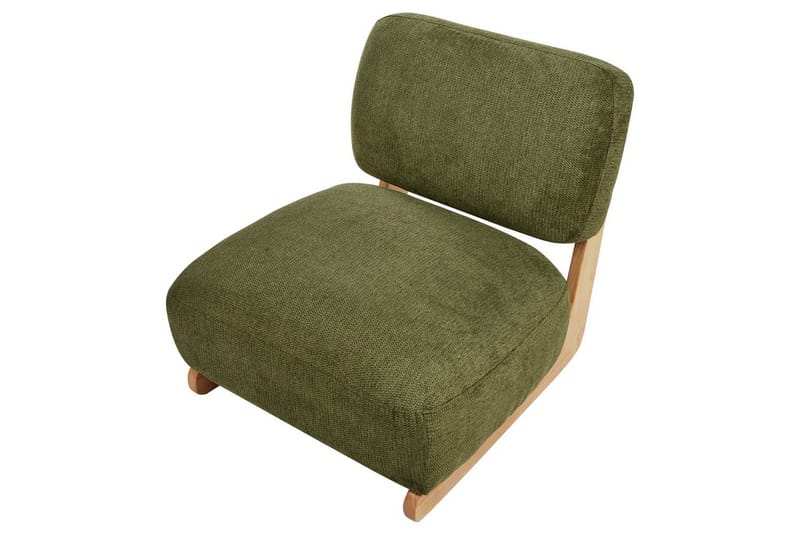Fåtölj Kokkola - Grönt, ljust trä - Möbler - Vardagsrum - Fåtöljer