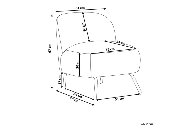 Fåtölj Kumla - Möbler - Vardagsrum - Fåtöljer - Fåtölj utan armstöd