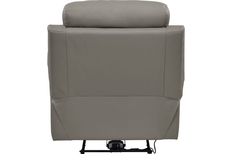 Fåtölj Lannilis Ljusgrå, PU/trä/metall, Manuell vilstol - Ljusgrå, PU/trä/metall, Manuell vilstol - Möbler - Vardagsrum - Fåtöljer - Biofåtöljer & reclinerfåtöljer