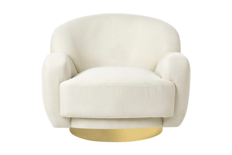 Fåtölj Lejre Beige/guld - Beige/guld - Möbler - Vardagsrum - Fåtöljer - Clubfåtöljer