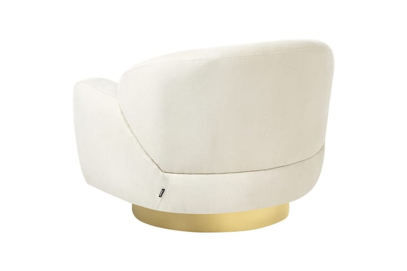 Fåtölj Lejre Beige/guld - Beige/guld - Möbler - Vardagsrum - Fåtöljer - Clubfåtöljer