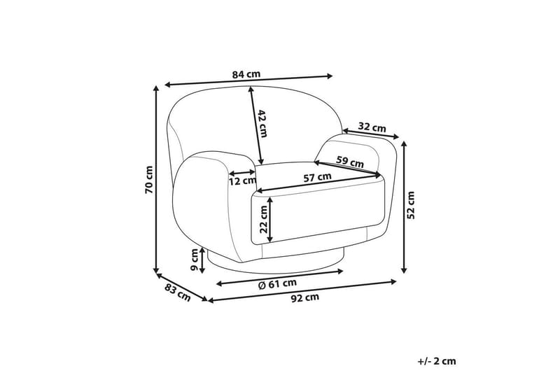Fåtölj Lejre Grön/guld - Grön/guld - Möbler - Vardagsrum - Fåtöljer - Clubfåtöljer