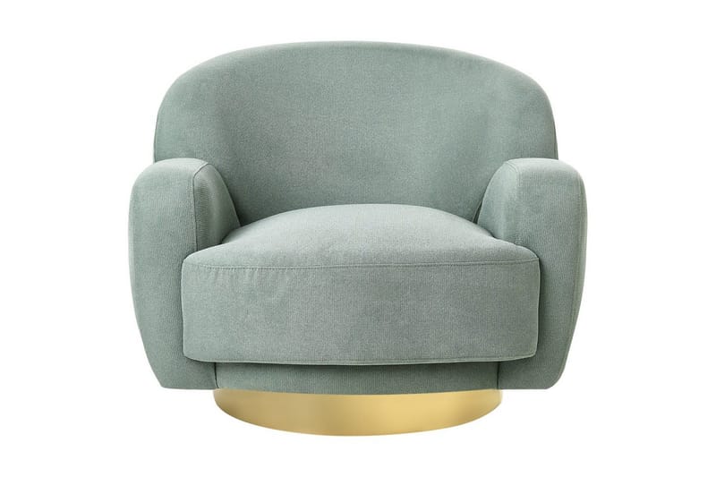 Fåtölj Lejre Grön/guld - Grön/guld - Möbler - Vardagsrum - Fåtöljer - Clubfåtöljer