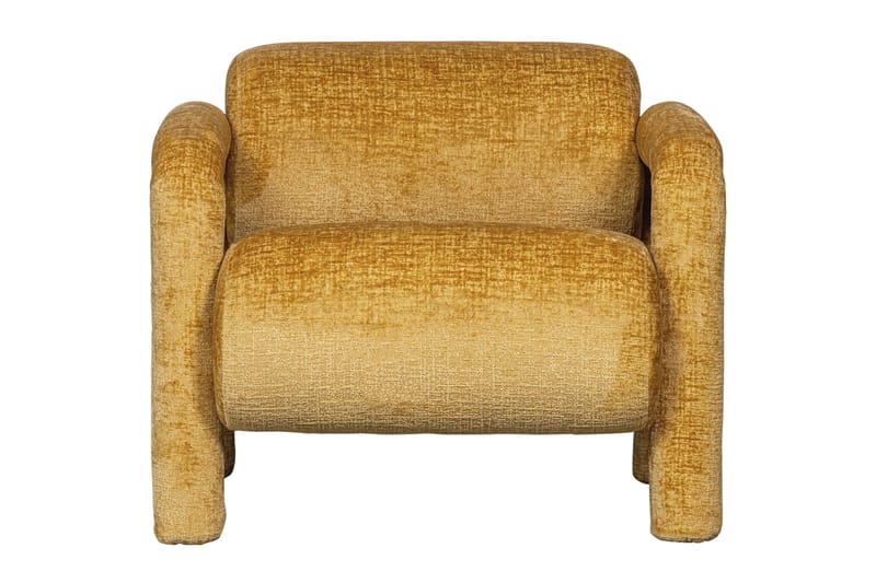Fåtölj Lenny - Guld/Gul - Möbler - Vardagsrum - Fåtöljer