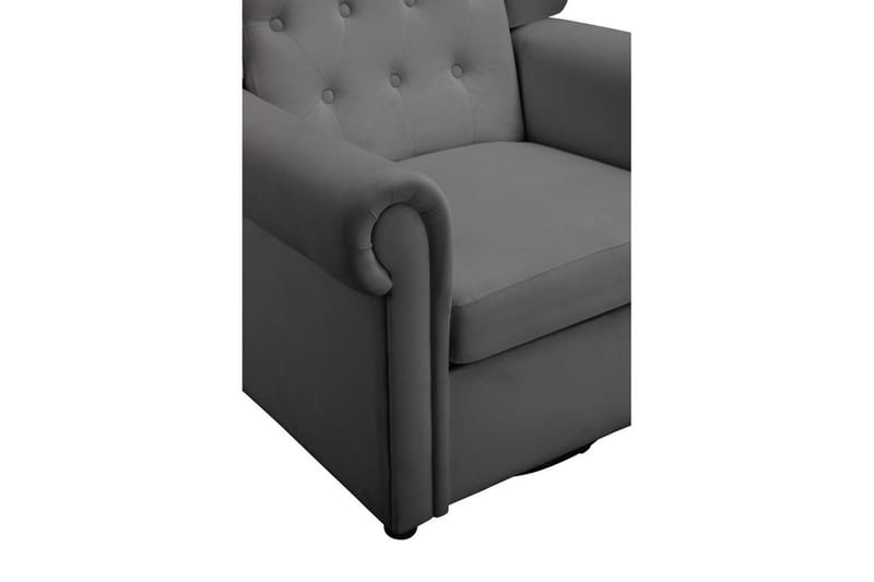 Fåtölj Lillyse Grå - Grå - Möbler - Vardagsrum - Stolar & sittmöbler - Snurrstolar & gungstolar