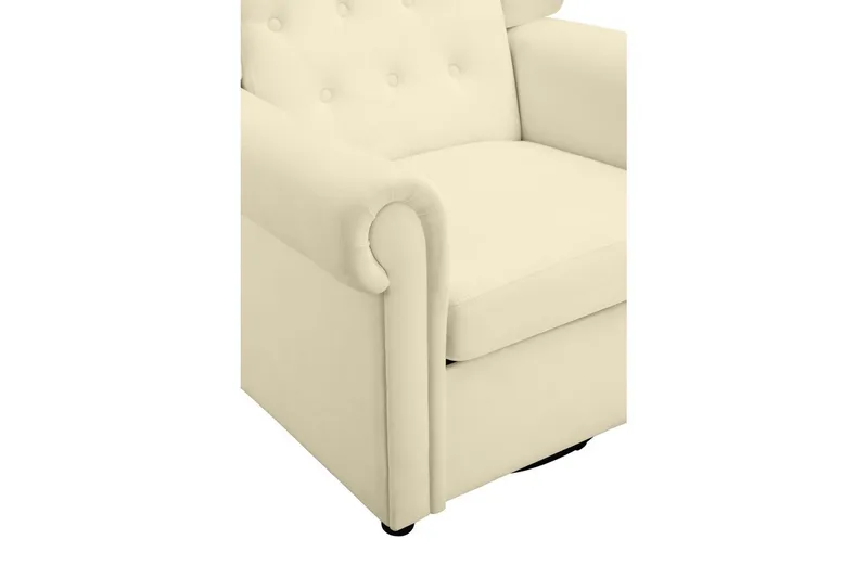 Fåtölj Lillyse Kr ämvit - Krämvit - Möbler - Vardagsrum - Stolar & sittmöbler - Snurrstolar & gungstolar