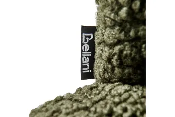Fåtölj Lovelock - Mörkgrön, Svart/Bouclé - Möbler - Vardagsrum - Fåtöljer - Fåtölj utan armstöd