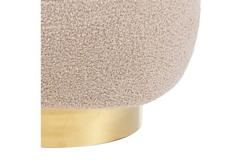 Fåtölj Loviisa - Beige, guld - Möbler - Vardagsrum - Fåtöljer - Fåtölj utan armstöd